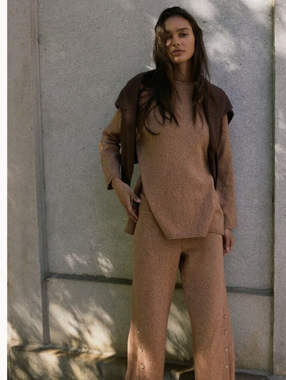 Free People Button Up Sweater Set Medium NEW Sold Out Online - Picture 1 of 15